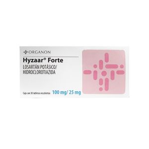 HYZAAR FORTE TABLETAS 100/25 MG