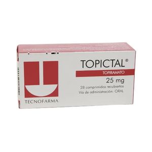TOPICTAL (RG) COMPRIMIDOS 25 MG
