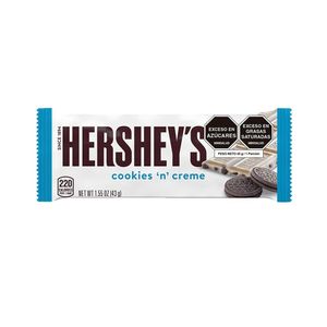 CHOCOLATINA HERSHEY-S BLANCA COOKIES AND CREAM BOLSA 43 G