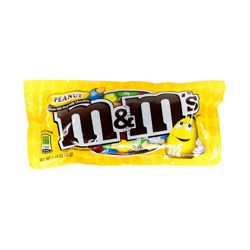 M&m Amarillo - Peanut - Mani (pack Con 6 Unidades)