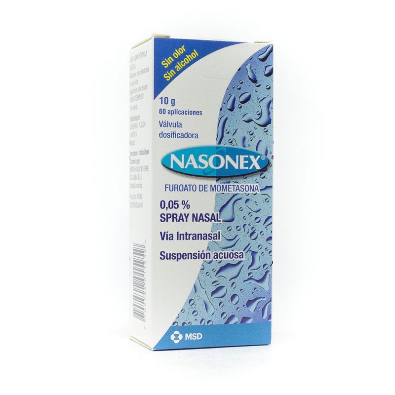 NASONEX INFANTIL SPRAY 0.05 % CAJA 10 G - Farmacia Pasteur - Medicamentos y  cuidado personal
