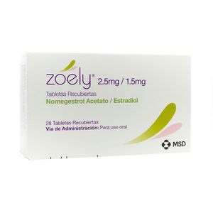 ZOELY (RG) TABLETAS 2.5/1.5 MG