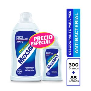 TALCO MEXSANA PRECIO ESPECIAL FRASCO 300G + 85G