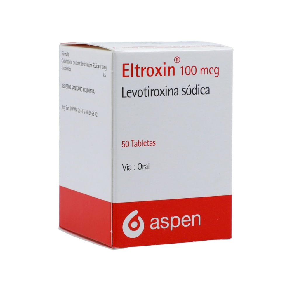 ELTROXIN TABLETAS 100 MG