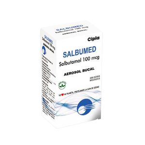 SALBUMED SALBUTAMOL 100 MCG INHALADOR 200 DOSIS