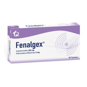 FENALGEX TABLETAS 325MG/5MG