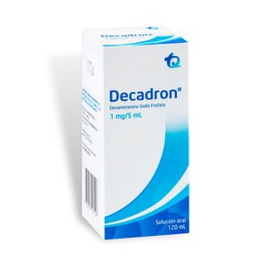 DECADRON SOLUCION 1 MG CAJA 120 ML