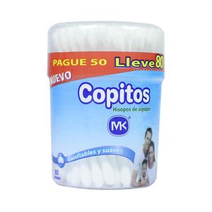 COPITOS MK NO ESTERILES FRASCO PAGUE 50 LLEVE 80