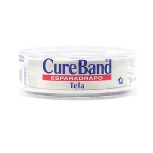 ESPARADRAPO TELA CUREBAND 1/2 X5 YARDAS X 1 UND