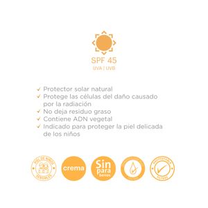 SUNGLASS KIDS PROTECTOR SOLAR SPF 45 CAJA 80 G