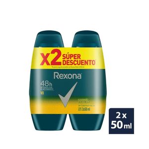 DESODORANTE REXONA DEO V8 ROLLON 2 X 50 G