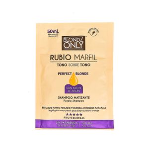SHAMPOO BLONDZ ONLY MATIZ RUBIO MARFIL ARGAN SACHET 50 ML