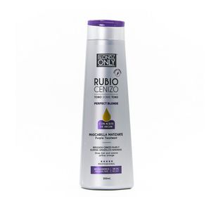 MASCARILLA BLONDZ ONLY MATIZ RUBIO CENIZO ARGAN POTE 350 ML