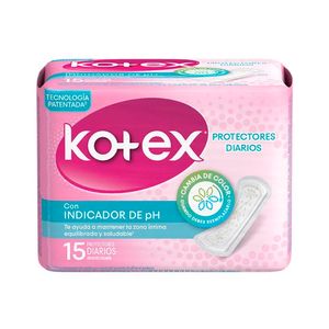PROTECTORES KOTEX INDICADOR  PH CAJA X 15 UNDS