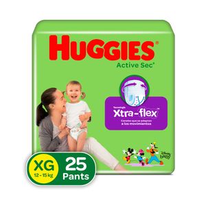PAÑALES PANTALON HUGGIES ACTSEC ETP 5 BOLSA X 25 UNDS