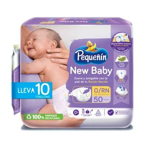 PAÑALES EXTRAPROT ET1 50 UND+TOALLITAS BOLSA X 10 UNDS
