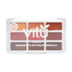 PALETA SOMBRAS VITU ROSE ESTUCHE 14 G