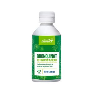 BRONQUINAT TOTUMO FUNAT JARABE SIN AZUCAR FRASCO 240 ML