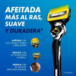 REPUESTO GILLETTE FUSION PROSHIELD 5 CAJA X 4 UNDS