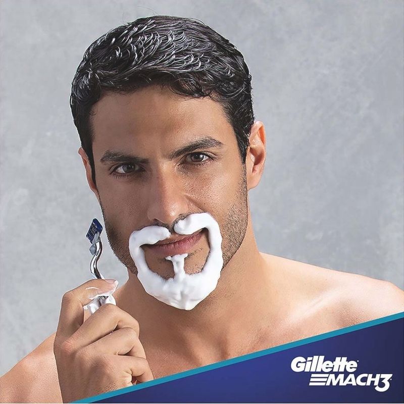 Gel Para Afeitar Hombre Mach 3 Sensitive Gillette