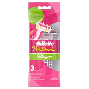MAQUINA DE AFEITAR GILLETTE ULTRAGRIP MUJER X 3 UND