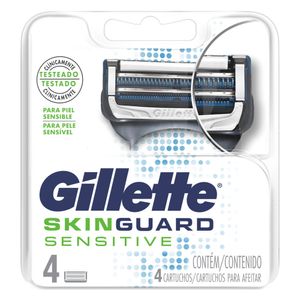 CARTUCHO GILLETTE SKINGUARD SENSITIVE BOLSA X 4 UNDS