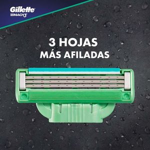 MAQUINA DE AFEITAR GILLETTE MACH3 SENSITIVE REP X 4 UNDS