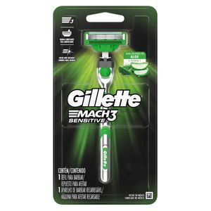 MAQUINA DE AFEITAR GILLETTE MACH3 SENSITIVE X 1 UND