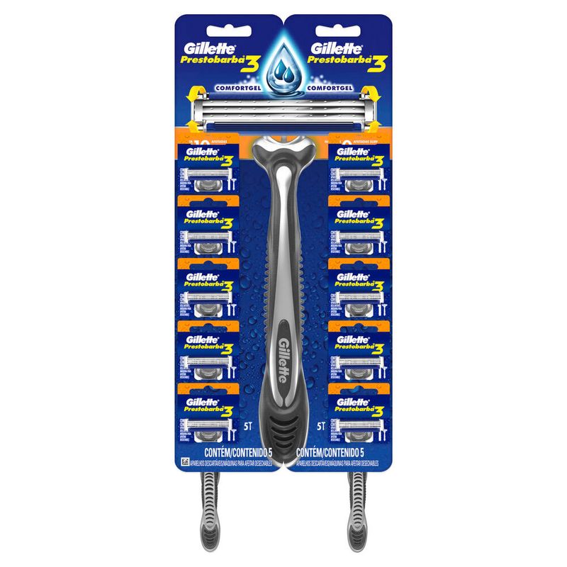 Gillette SkinGuard - Maquinillas de afeitar desechables para hombres, 4  unidades