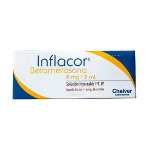 INFLACOR AMPOLLA 8 MG CAJA 2 ML