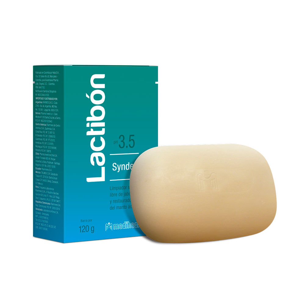 Lactibon Syndet Jabon Caja 120 G Farmacia Pasteur Medicamentos Y Cuidado Personal 0566