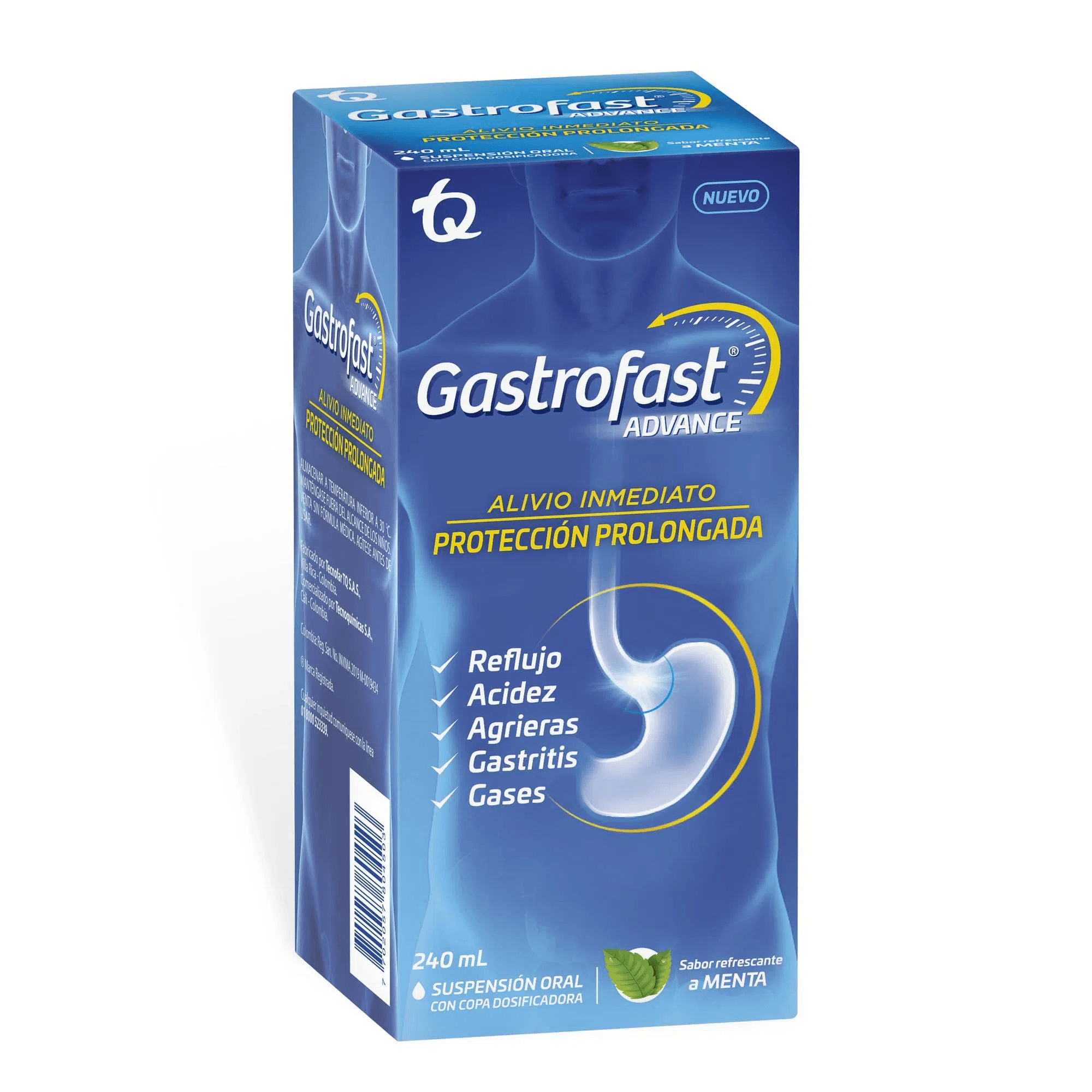 GASTROFAST ADVANCE SUSPENSION FRASCO 240 ML Farmacia Pasteur   404287 01 