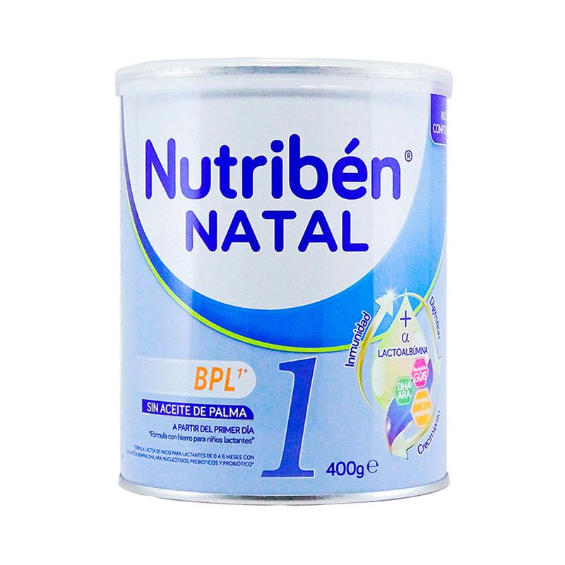 NUTRIBEN NATAL POLVO LATA 400 G - Farmacia Pasteur - Medicamentos y cuidado  personal