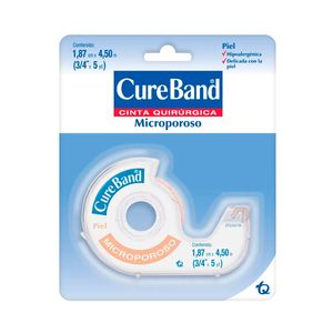 MICROPORE CUREBAND PIEL 3/4"X5Y ESTUCHE