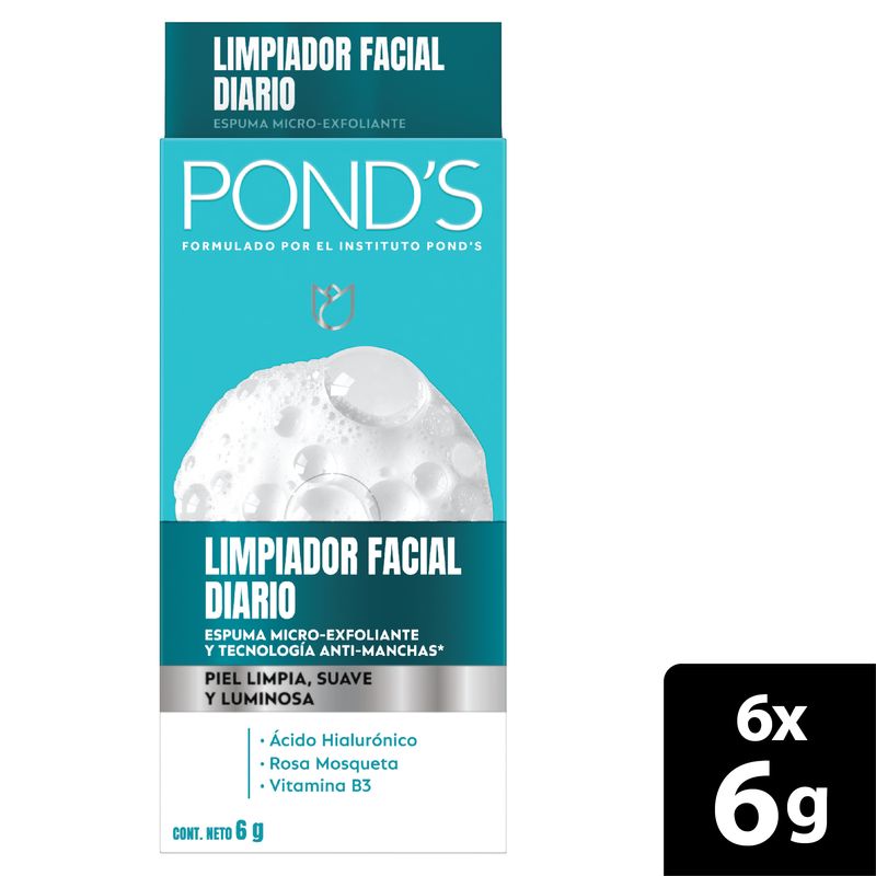 ESPUMA PONDS LIMPIADOR FACIAL DIARIO - Farmacia Pasteur - Medicamentos ...