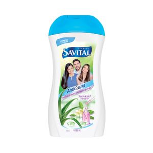 SHAMPOO ANTICASPA SAVITAL TE Y SEDA FRASCO 510 ML