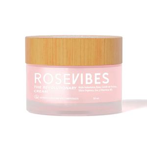 CREMA FACIAL HIDRATANTE ROSE VIBES POTE 90 ML