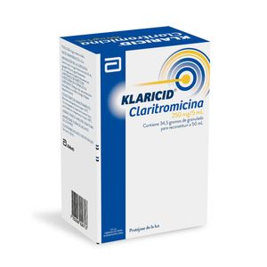 KLARICID SUSPENSION 250MG CAJA 50 ML