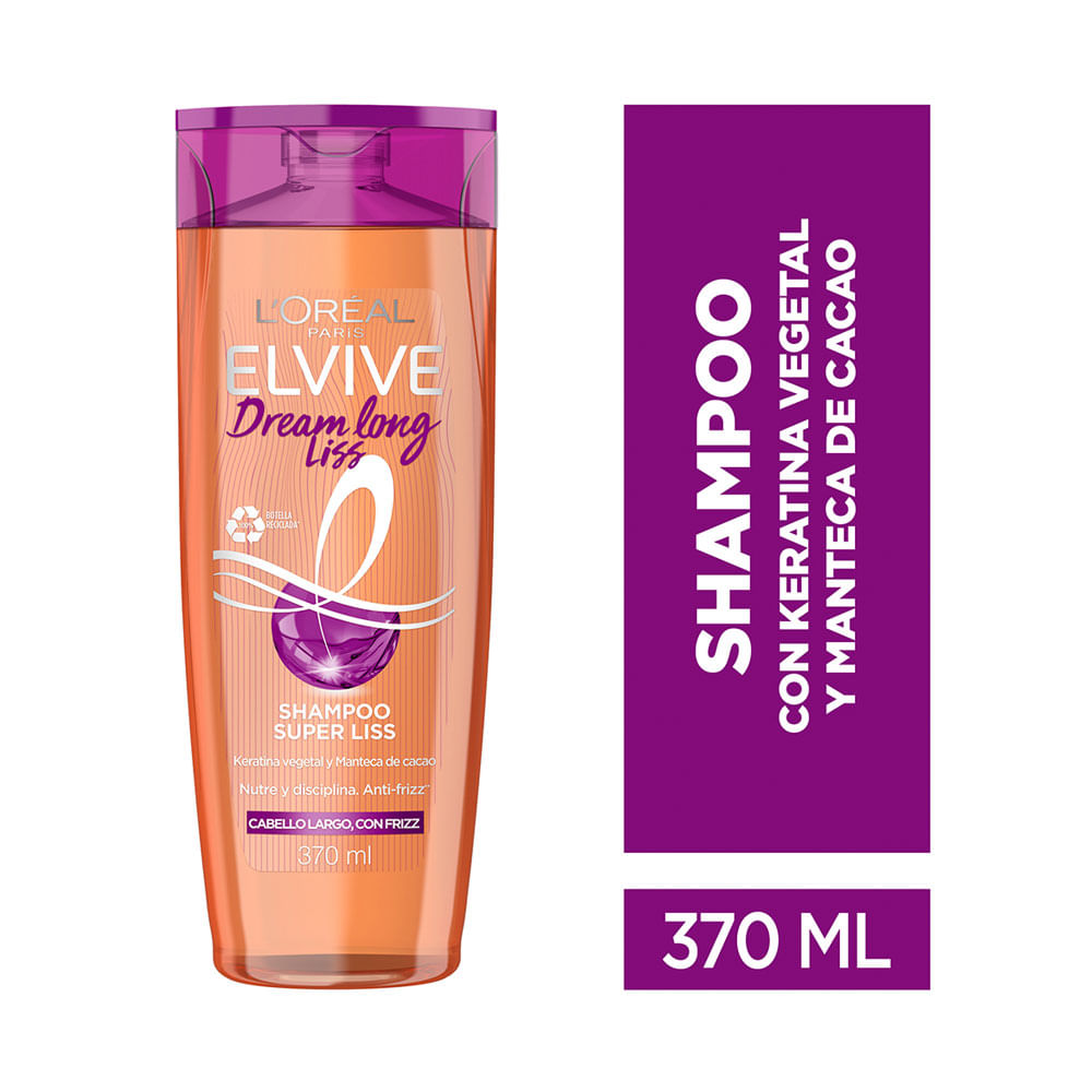 SHAMPOO ELVIVE DREAM LONG LISS FRASCO 370ML