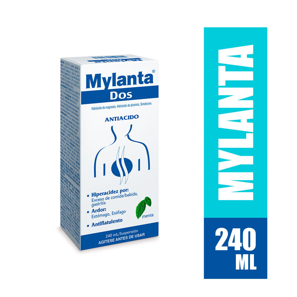 MYLANTA DOS AHORRA 20% MENTA CAJA 240 ML - Farmacia Pasteur ...