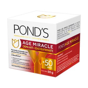 CREMA PONDS AGE MIRACLE FIRM CAJA 50 G