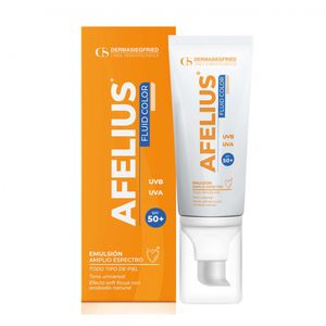AFELIUS FLUID COLOR SPF 50+ CAJA 50 G