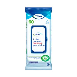 TOALLITAS TENA CLASICAS ADULTOS BOLSA X 60 UNDS