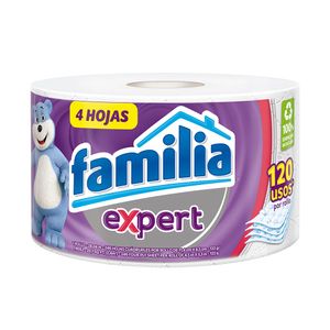 PAPEL HIGIENICO FAMILIA EXPERT ROLLO X 1 UND