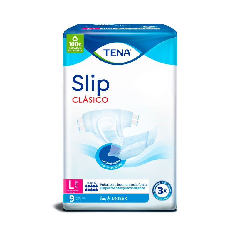 Pañales Para Adultos Tena Slip Maxi Protect 10 Unidades