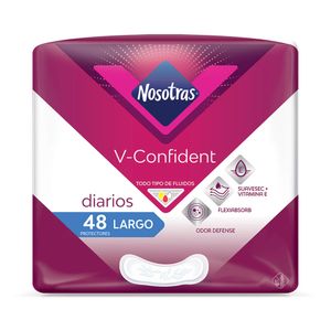 PROTECTORES V CONFIDENT LARGO CAJA X 48 UNDS