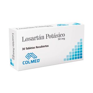 LOSARTAN COLMED TABLETAS RECUBIERTAS 50 MG