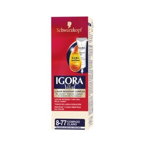TINTURA IGORA VITAL 8-77 COBRIZO CLARO CAJA 50 ML