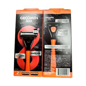 GROOMEN 300 MAQUINA DE AFEITAR CAJA X 1 MANGO + 2 CARTUCHOS