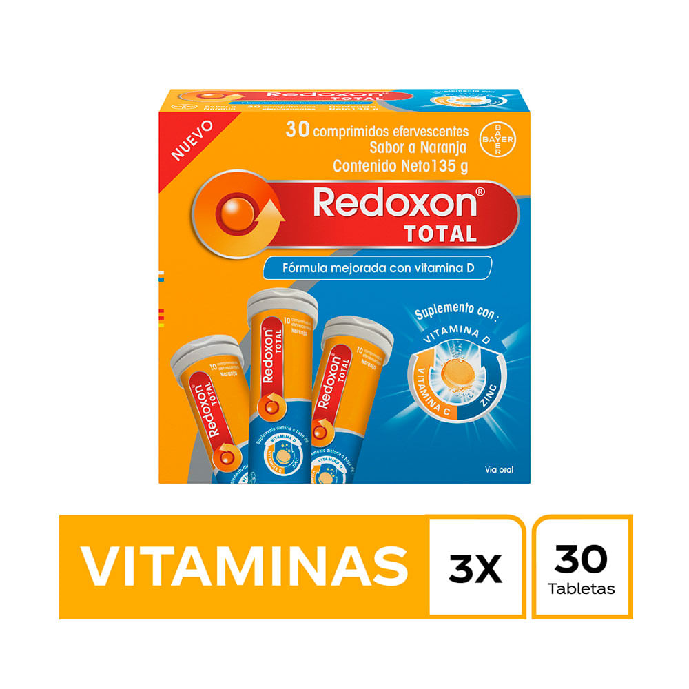 REDOXON TOTAL T. EFERVESCENTES NARANJA